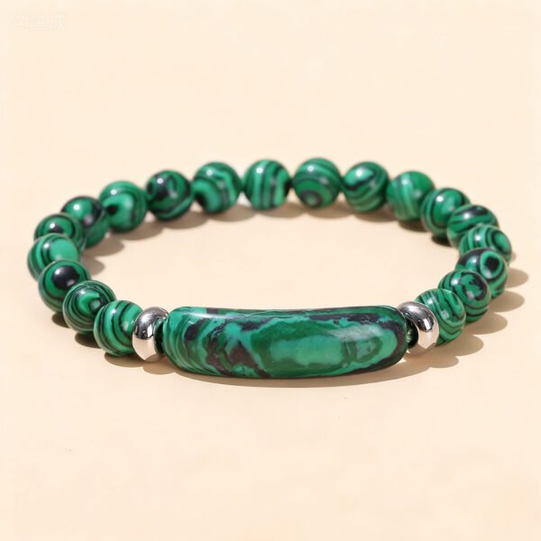 Natural Malachite Beaded