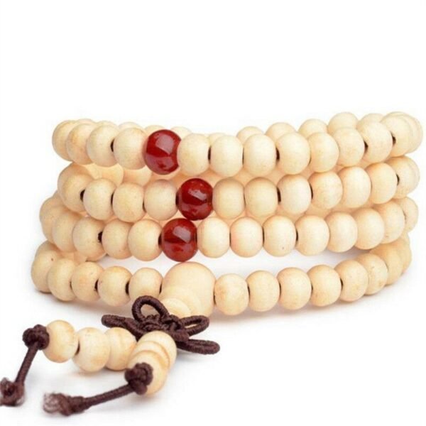 New Chinese-Style Popular Multi-Layer Faux-Sandalwood Beaded Bracelet